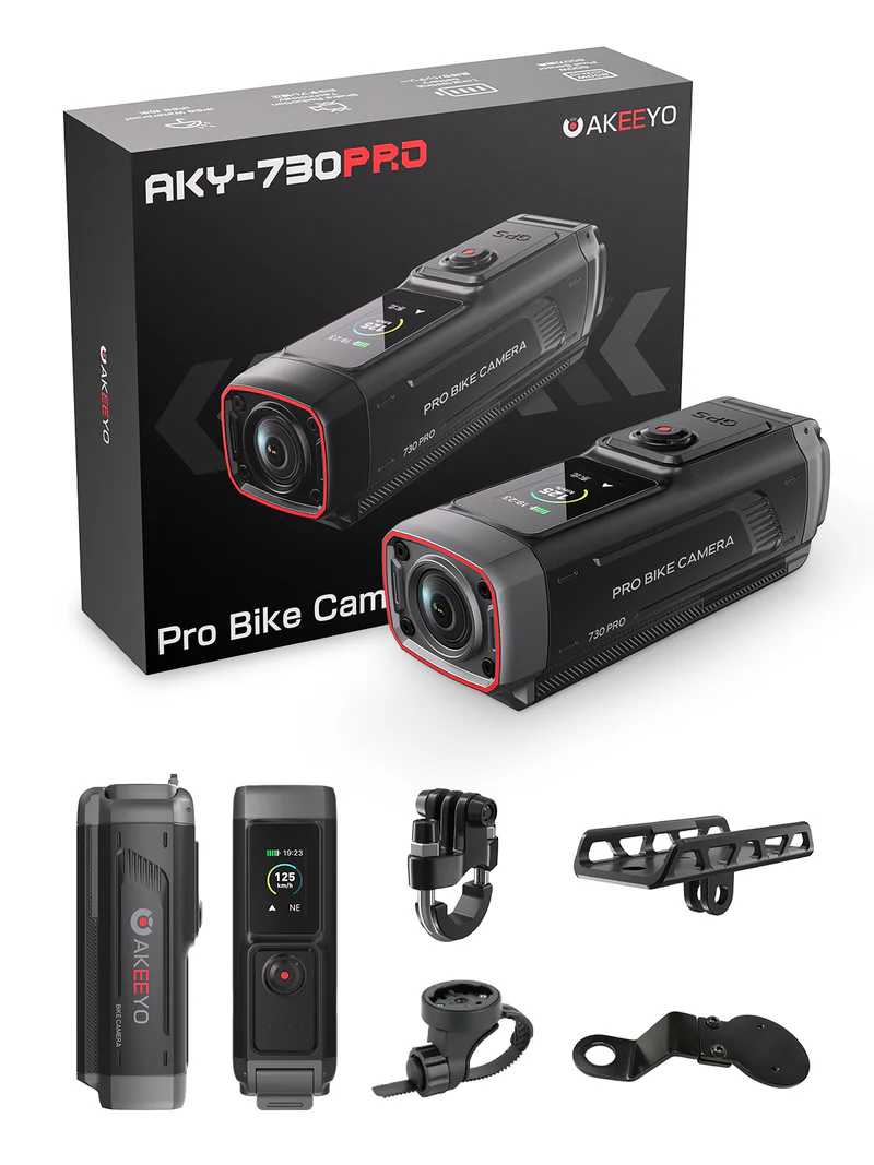 Kamera sportowa AKEEYO 730 Pro ze stabilizacją i wyświetlaczem wideorejestrator - obrazek 2