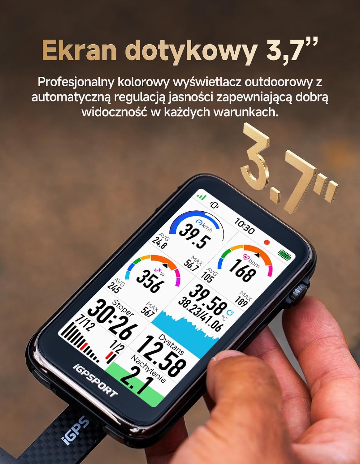 Licznik rowerowy IGPSport BiNavi ULTRA - obrazek 2
