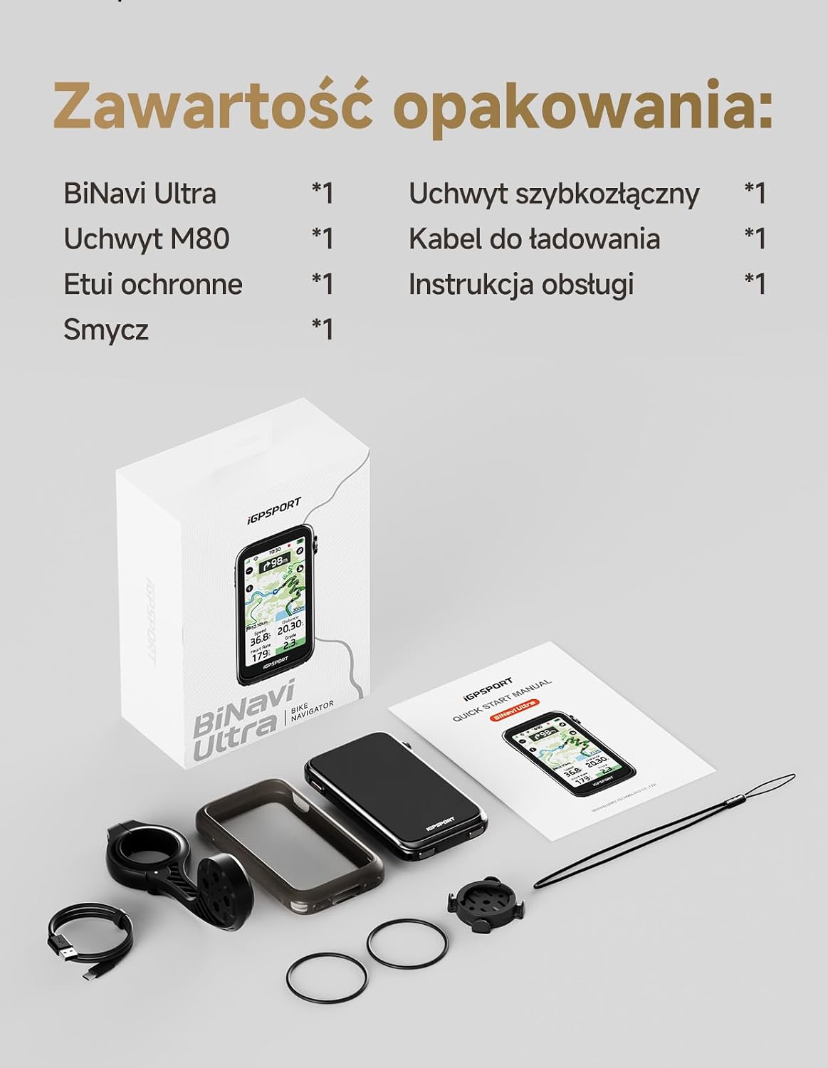Licznik rowerowy IGPSport BiNavi ULTRA - obrazek 6